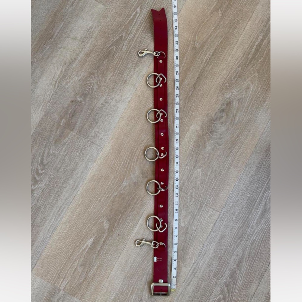 Modern Red Belt with Sleek Design